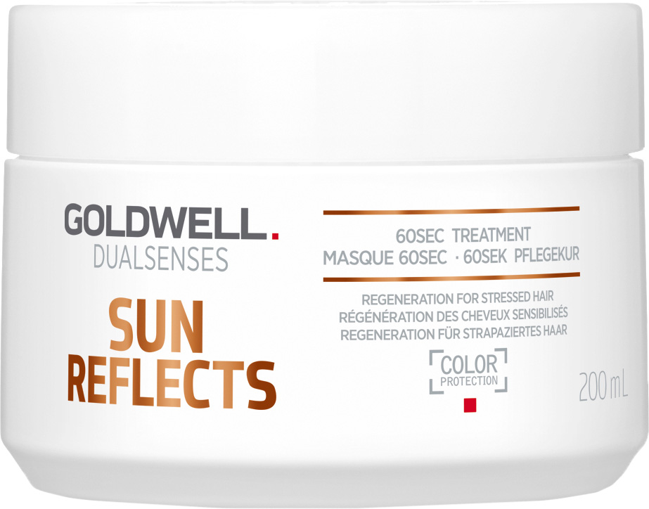 Акція на Маска Goldwell Dualsenses Sun Reflects 60 секунд восстановления волос после пребывания на солнце 200 мл (4021609061663) (206166) від Rozetka UA