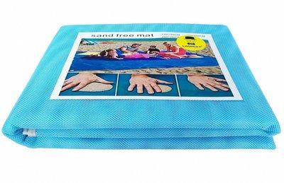 

Коврик пляжный подстилка покрывало Антипесок 200 на 200 см Sand Free Mat Blue (Голубой)