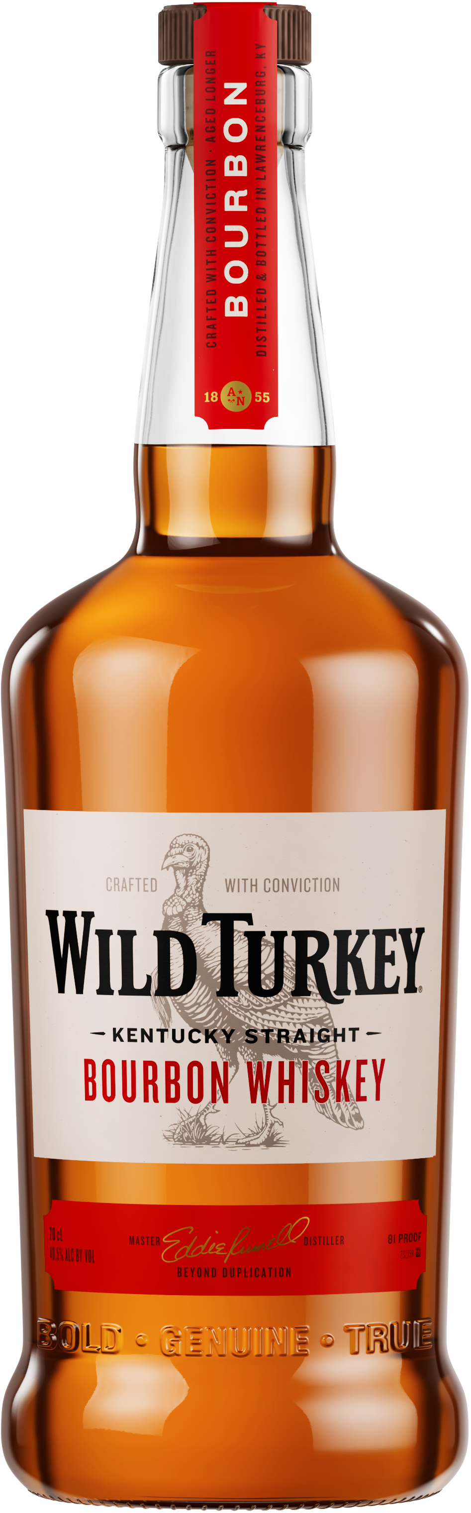 Бурбон Wild Turkey до 8 лет выдержки 0.7 л 40.5% (8000040500012
