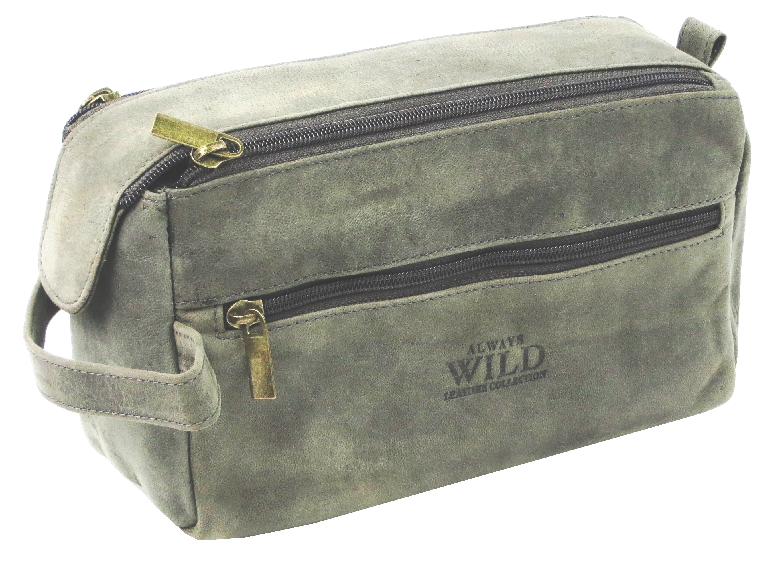 

Барсетка мужская из натуральной кожи Always Wild Серый (1116tgh black) 2067715