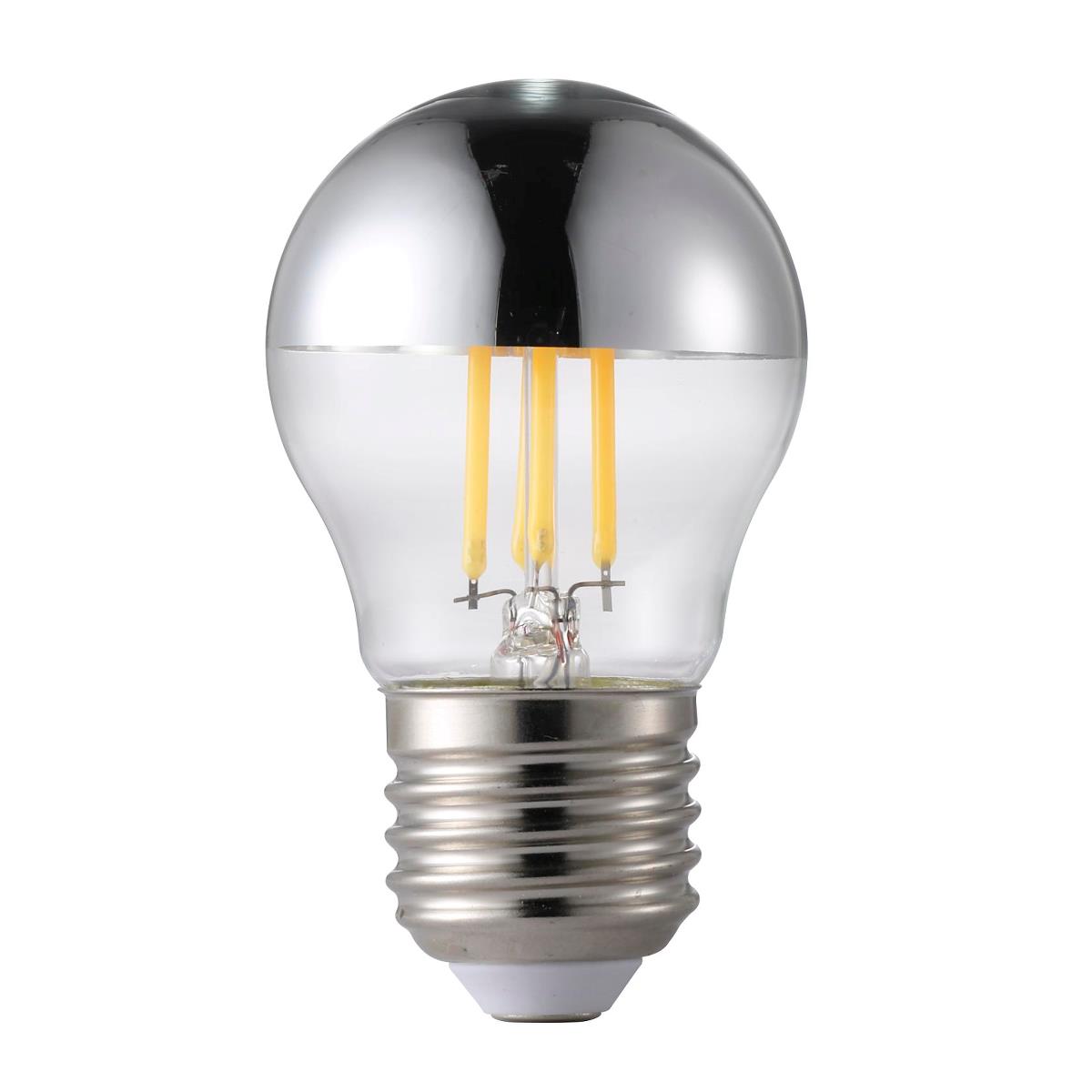 

Светодиодная лампа Nordlux Bulb E27 4.8W Top Silver Filament Dimmable (1502670)