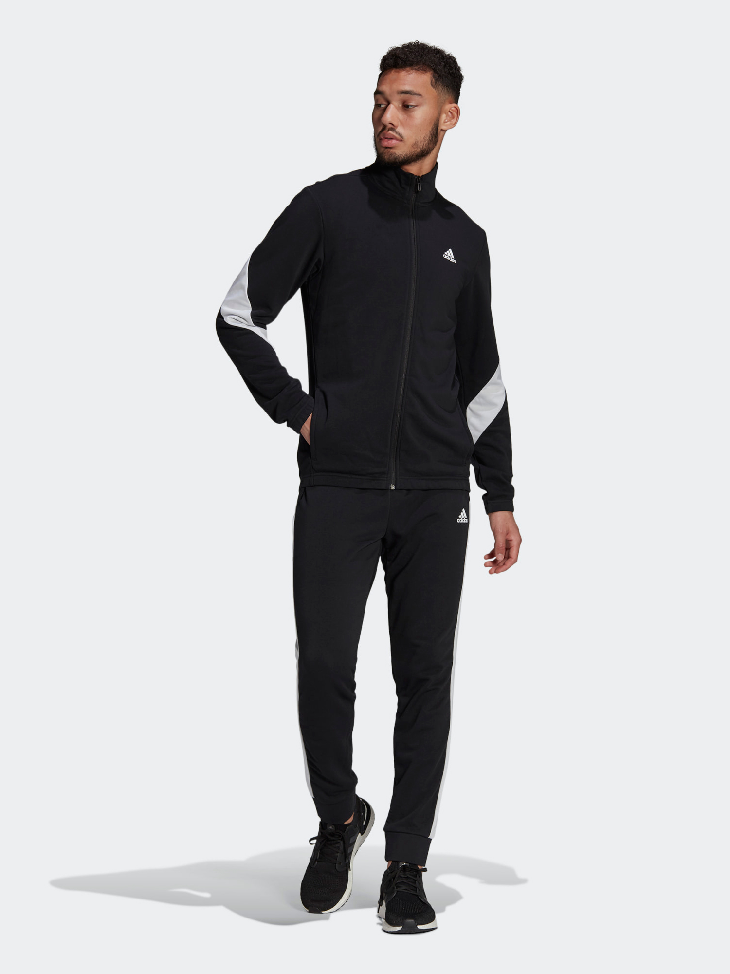 

Спортивный костюм Adidas M Cotton Ts GM3826 S Black/White