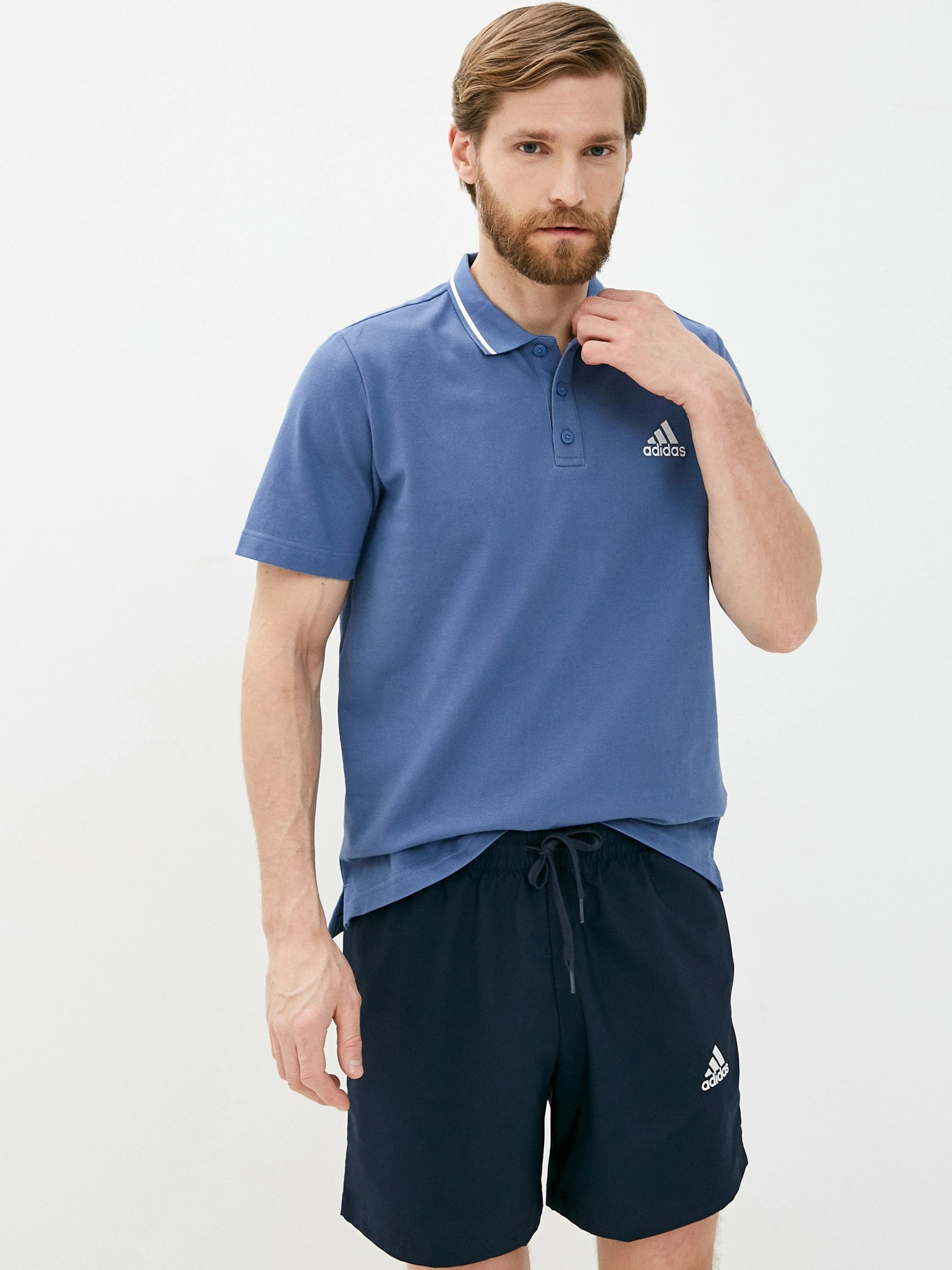 

Поло Adidas M Sl Pq Ps GM6960 2XL Creblu/White