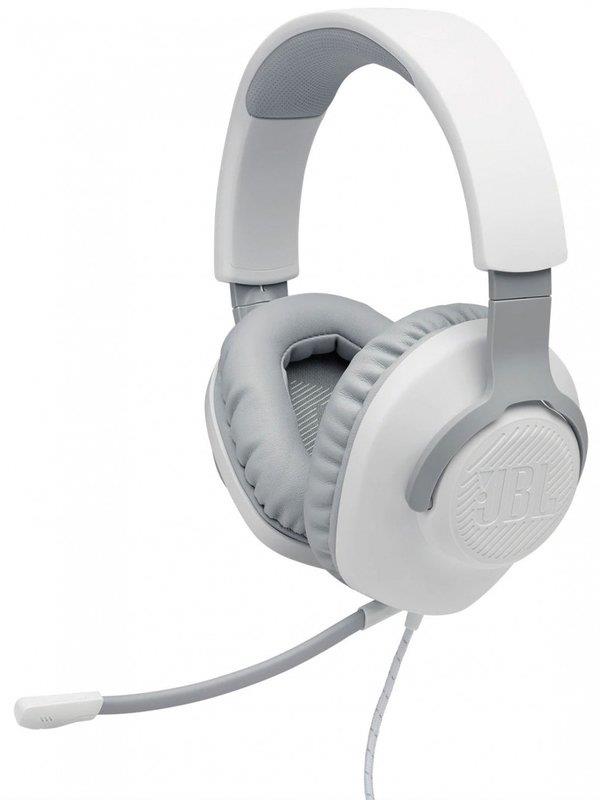 

Наушники гарнитура накладные JBL Quantum 100 White (JBLQUANTUM100WHT)