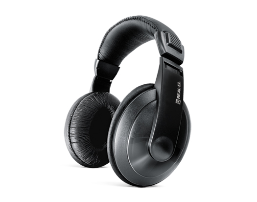 

Наушники гарнитура накладные REAL-EL GD-750V Black
