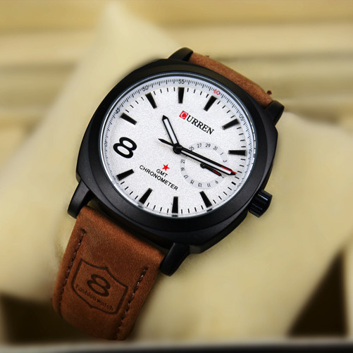 

Часы мужские Curren black white