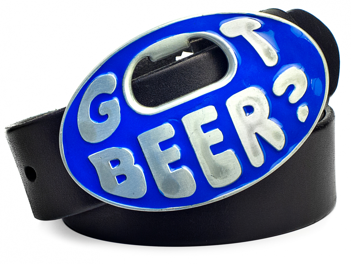 

Кожаный ремень "Got beer"