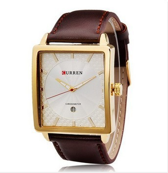 

Часы мужские Curren Senator gold white