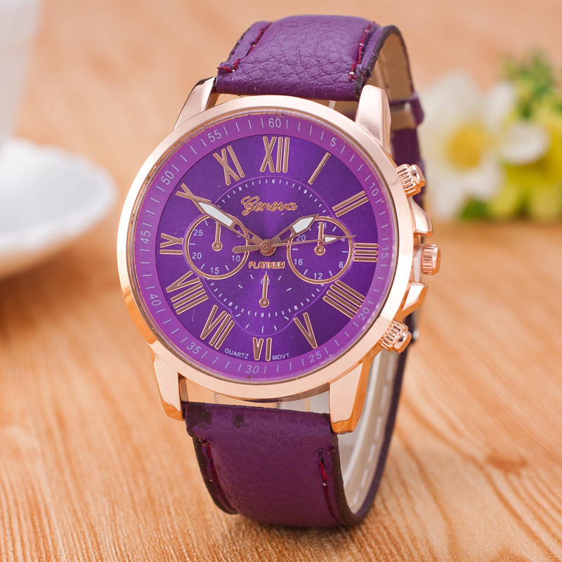 

Часы женские Geneva Rosonse purple
