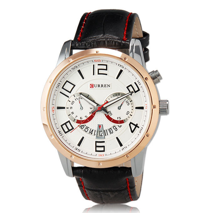 

Часы мужские Curren Frost gold white