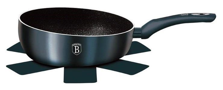 

Сковорода Berlinger Haus Aquamarine Edition «Шеф Повар» Ø26см с мраморной крошкой