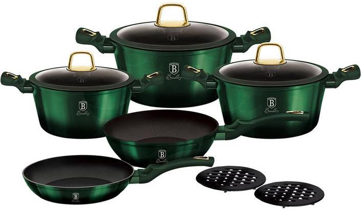 

Набор кухонной посуды Berlinger Haus Emerald Collection 10 предметов