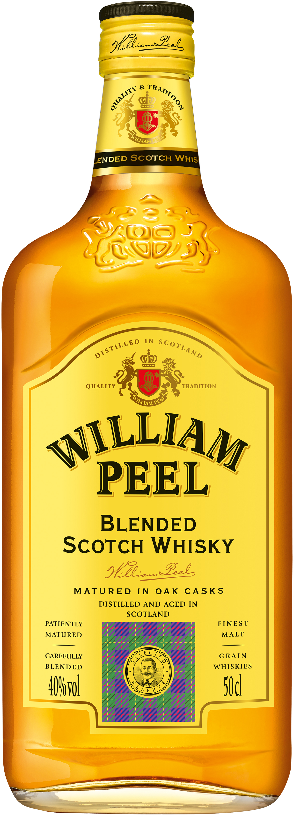 Акція на Виски William Peel Blended Scotch Whisky 0.5 л 40% (3107872006769) від Rozetka UA