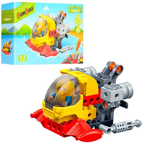 

Конструктор BANBAO 9712 батискаф, фигурка, отвертка, 18 деталей