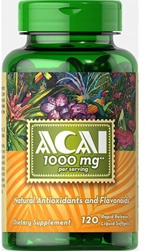 

Витамины Puritan's Pride Acai (1000 mg) 120 Softgels