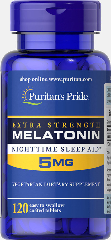 

Витамины Puritan's Pride Extra Strength Melatonin 5 mg 120 tabs