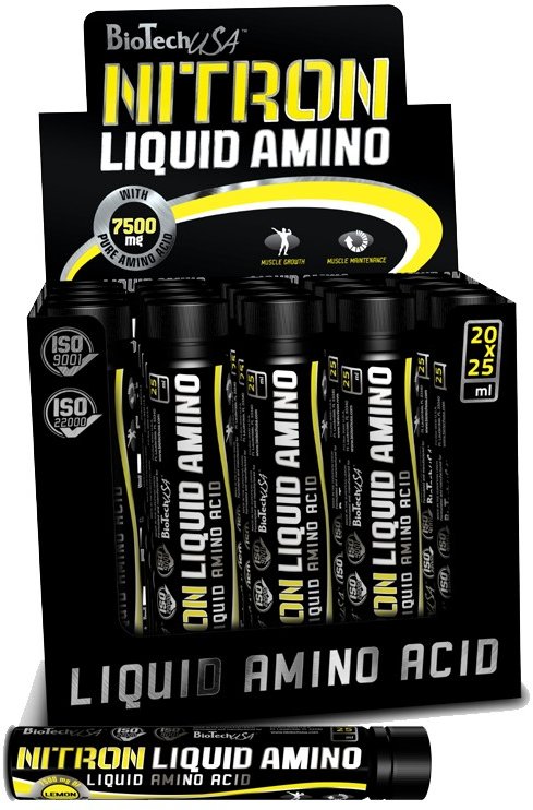 

Аминокислота BioTechUSA Nitron amino ampoules 20x25ml Lemon 500 мл