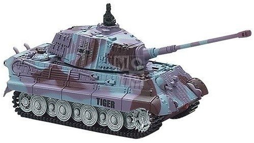 

Танк-микро Great Wall Toys King Tiger 1:72 со звуком 35MHz (GWT2203-2) фиолетовый