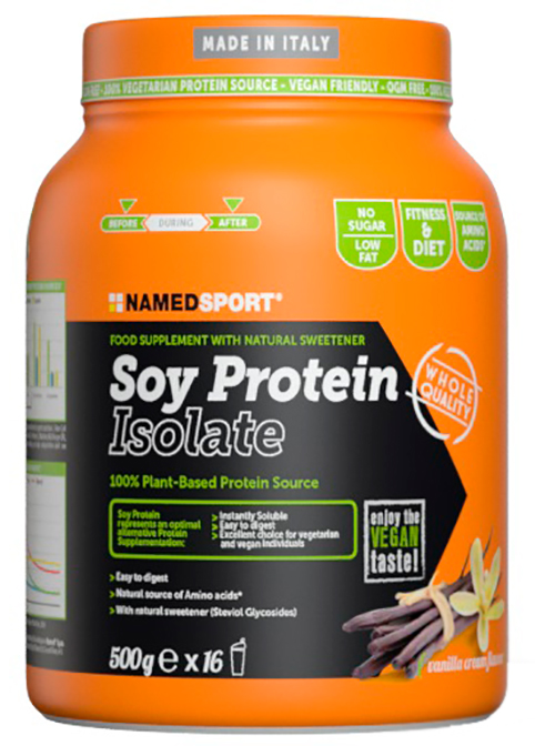 Акція на Протеин Namedsport SOY PROTEIN ISOLATE 500 г Ваниль (8054956340958) від Rozetka UA