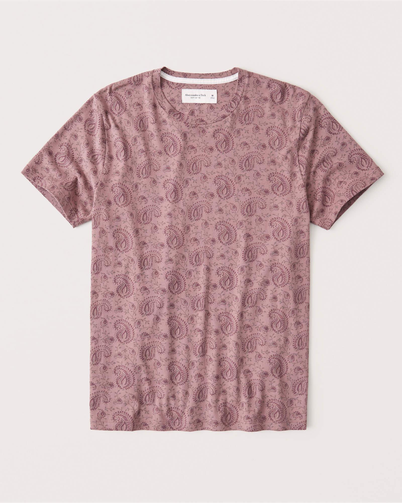 

Футболка Abercrombie & Fitch AF8037M  Темно-розовый, Футболка Abercrombie & Fitch AF8037M S Темно-розовый