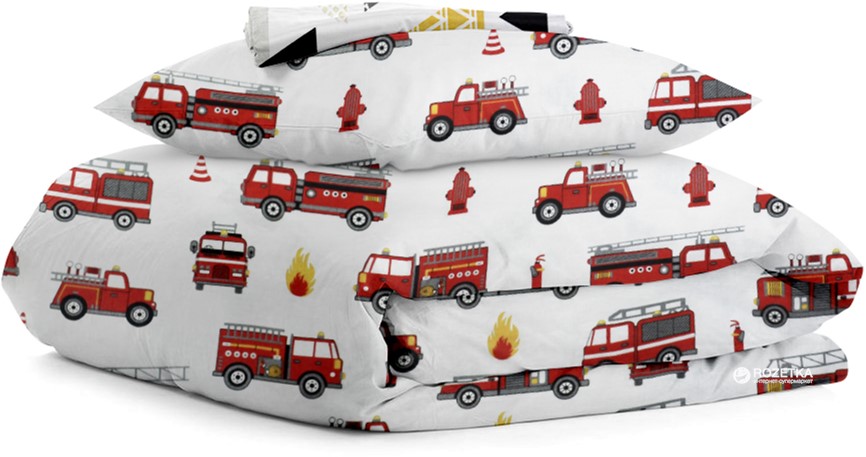 

Пододеяльник Cosas Бязь Премиум Fire Cars 155х215