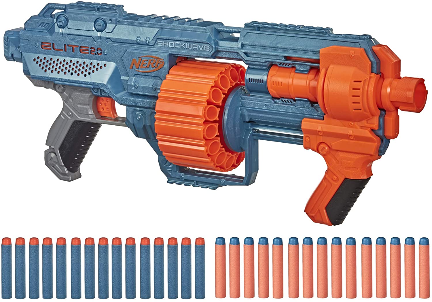 

Бластер Нерф Елит Шоквейв Nerf Elite 2.0 Shockwave RD-15 BlasterHasbro (E9527)