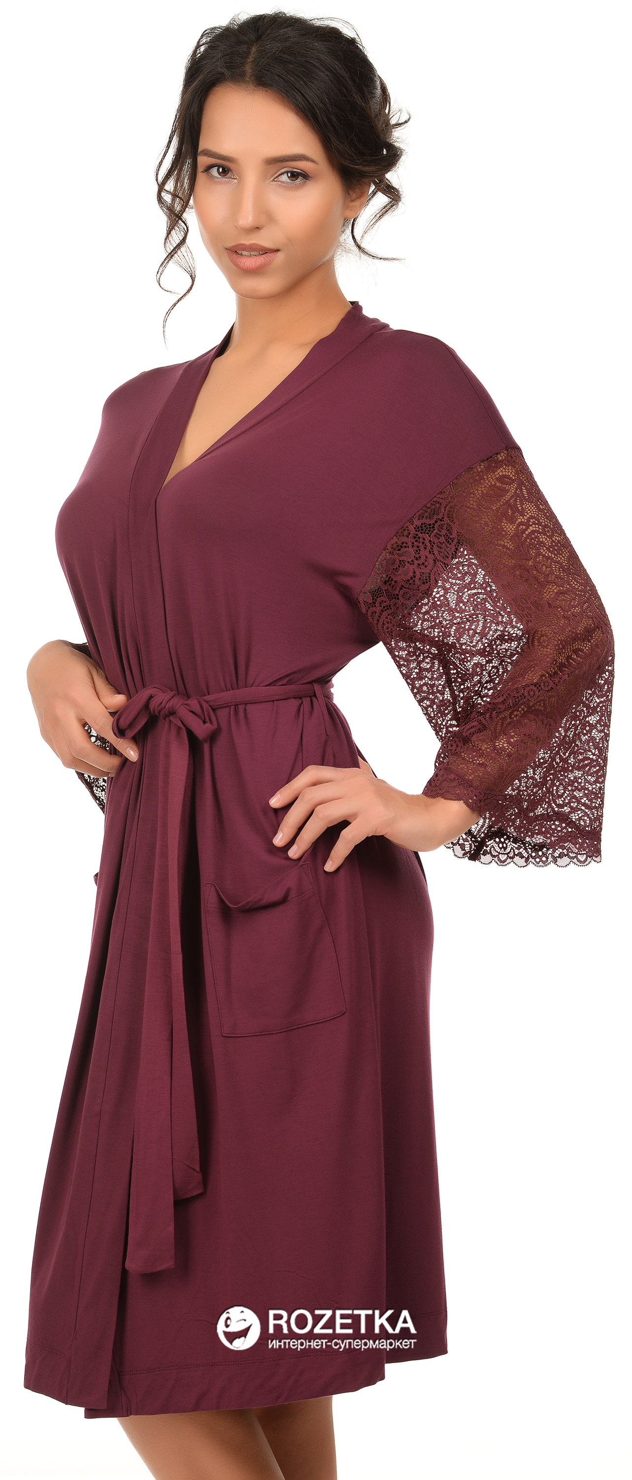 

Халат Triumph Amourette Spotlight AW18 Robe 40 Бордовый