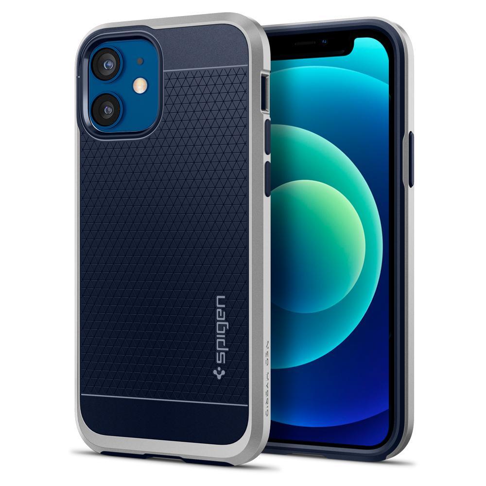 

Чехол Spigen Neo Hybrid для iPhone 12 / 12 Pro Satin Silver