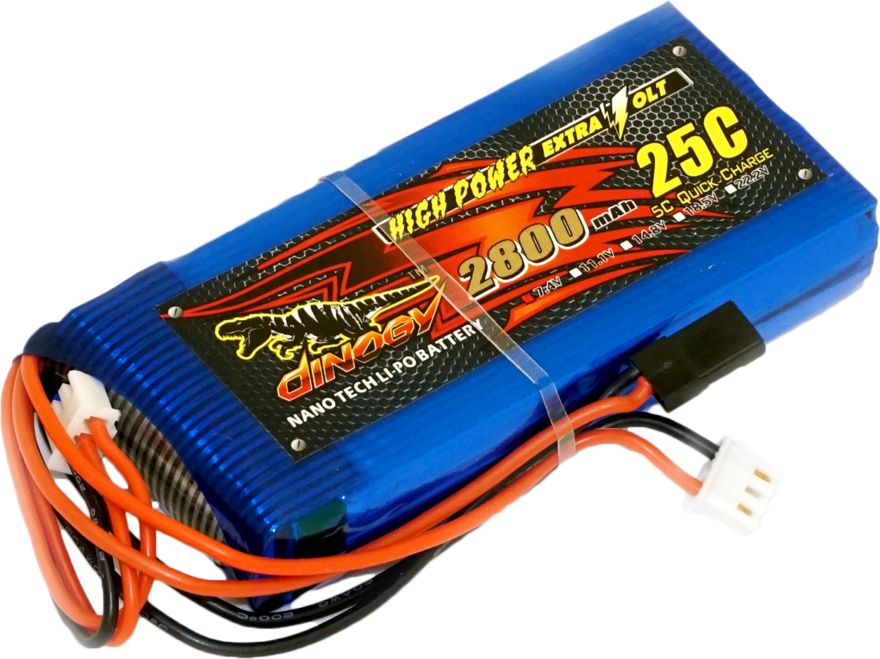 

Аккумулятор Dinogy Li-Pol 2800mAh 7.4V 2S 25C JST-XH (2722995975641)