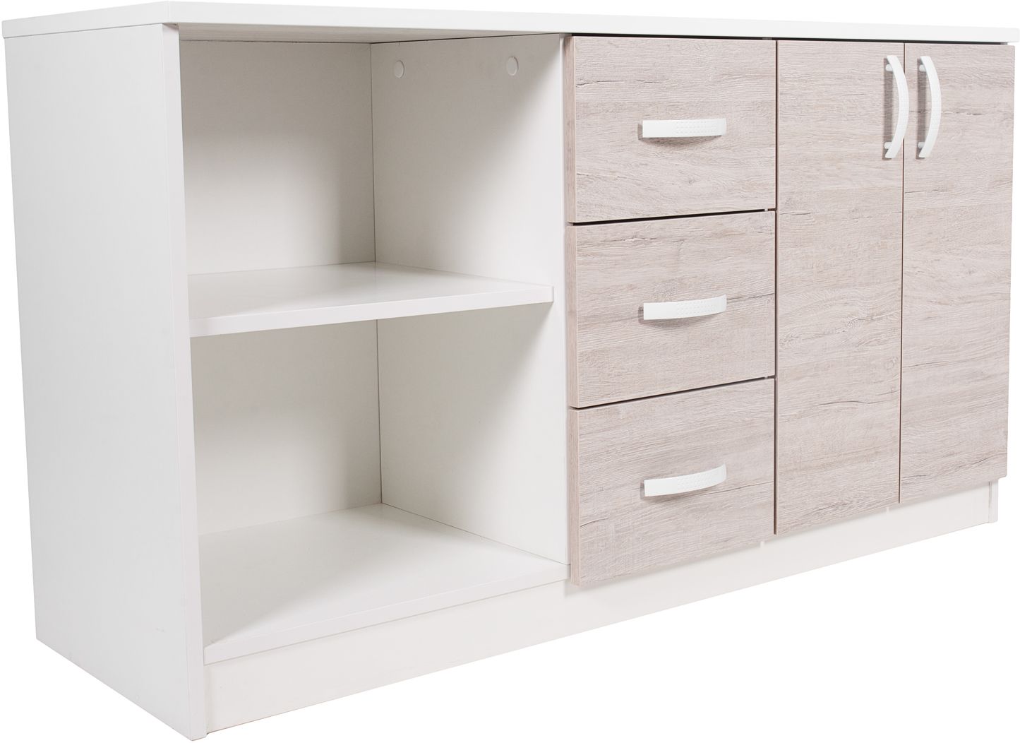 

Тумба многофункциональная Barsky Office White\Oregon 1200х400х670 OFWО-03