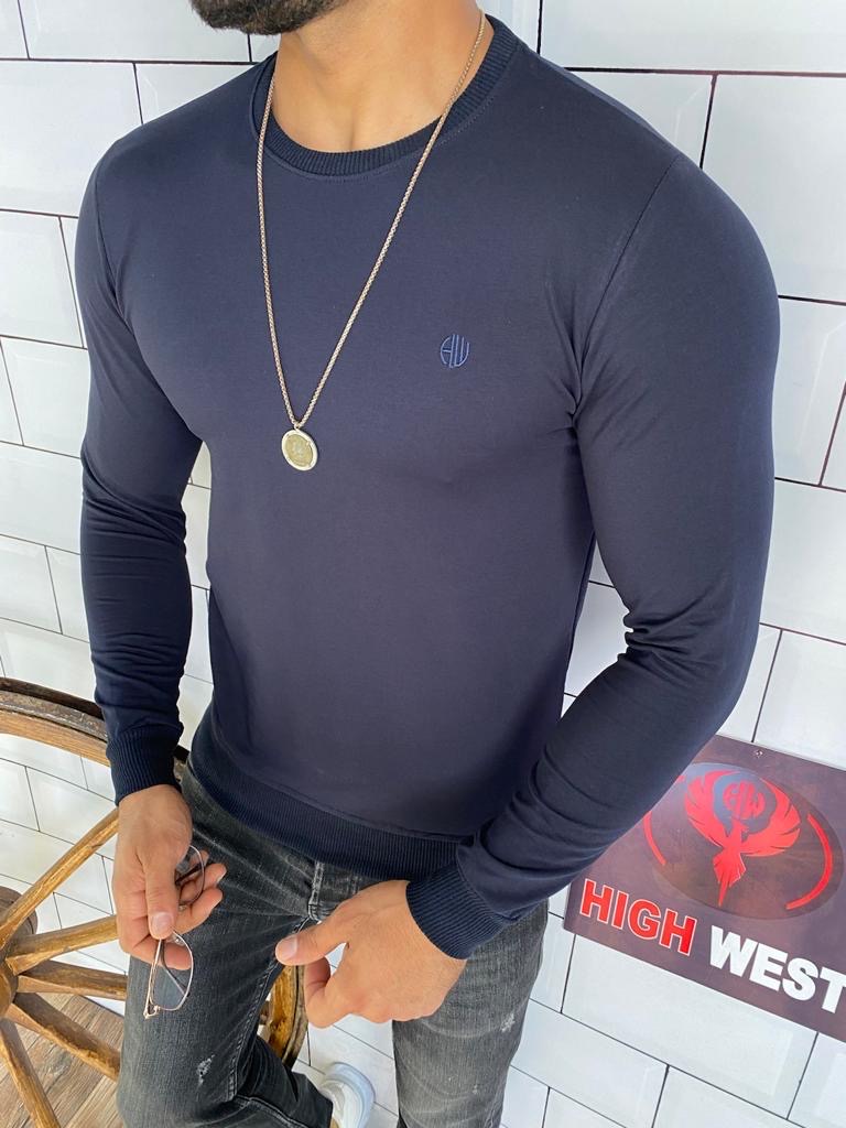 

Футболка мужская длинный рукав Fashion Republic 16750 4 S Синий