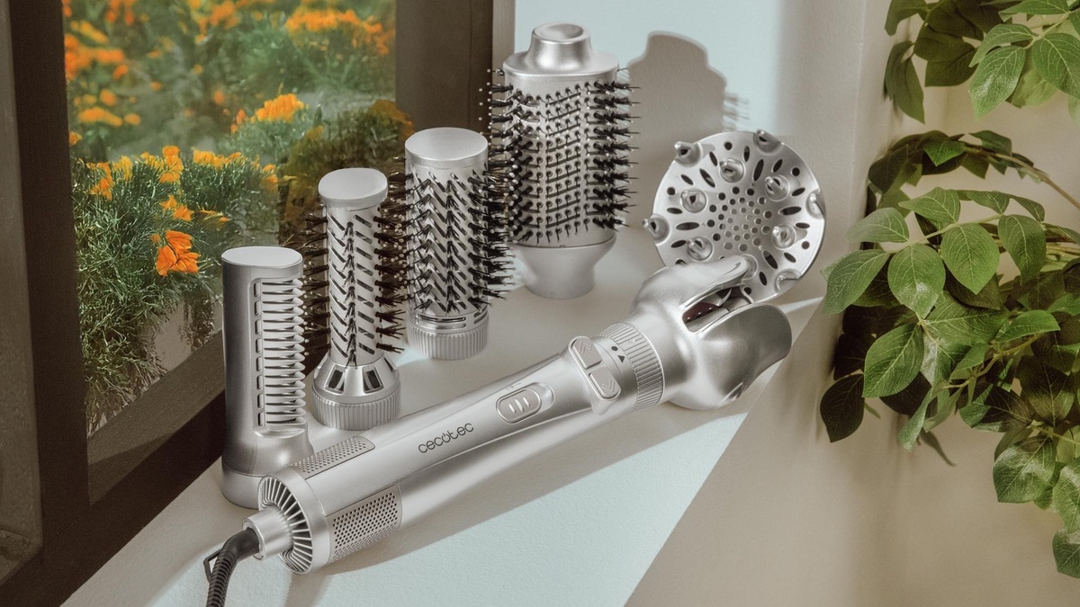 Фен-щітка Cecotec CeramicCare 6in1 Gyro Сріблястий — фото 10