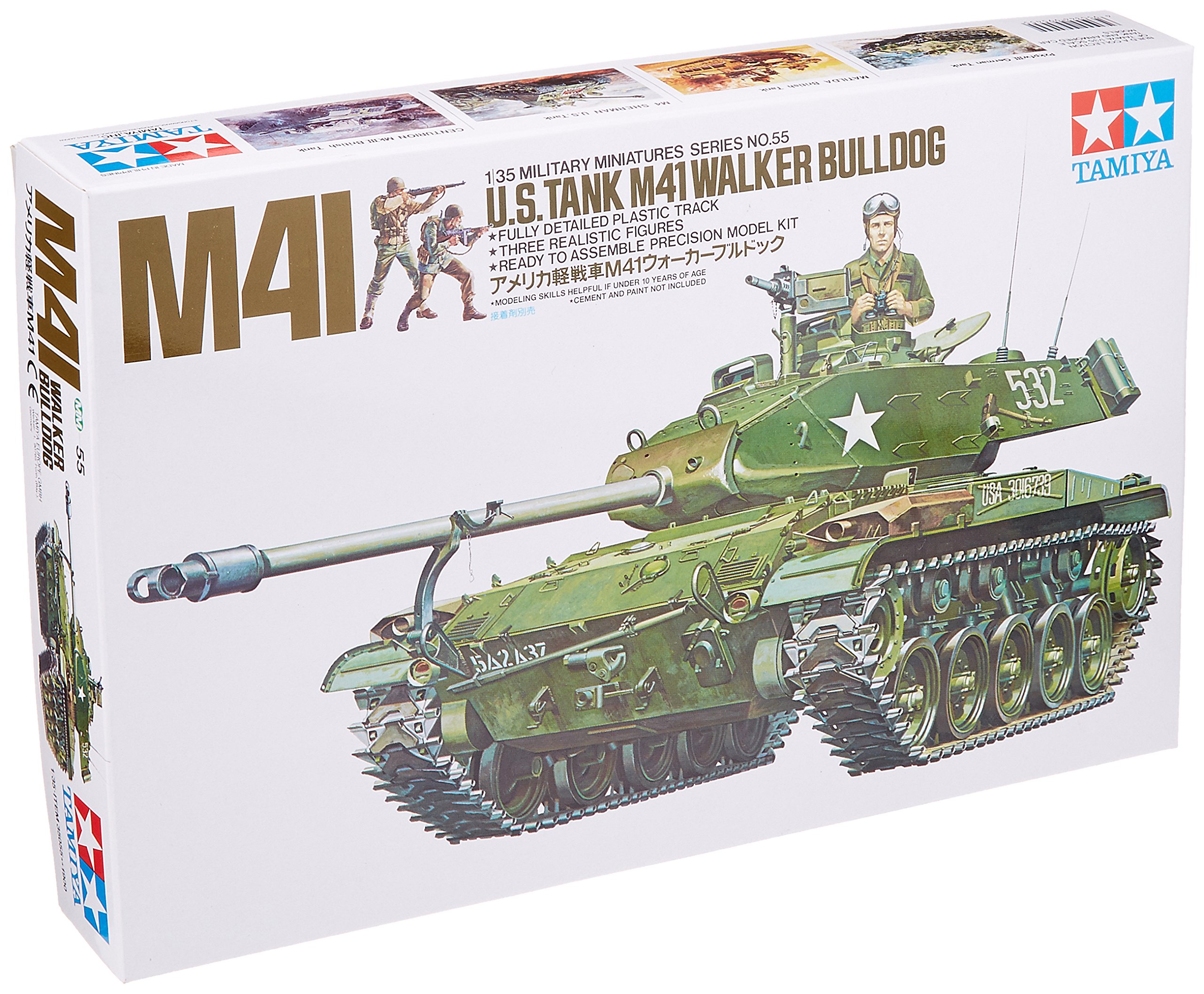 

Сборная модель Tamiya U.S. M41 Walker Bulldog (35055)