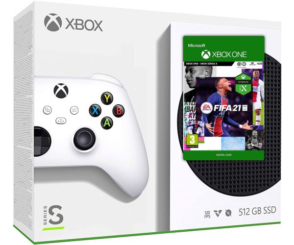 

Microsoft Xbox Series S 512Gb + FIFA 21 (русская версия)
