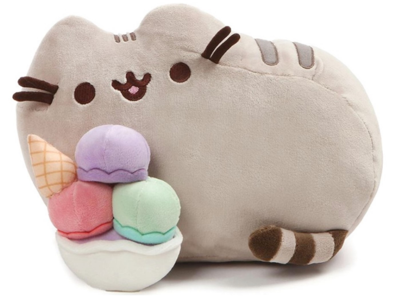 Мягкая игрушка, Кот Пушин с мороженым Pusheen .Оригинальная лицензия 25 ...