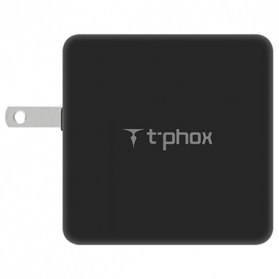 

СЗУ PD адаптер T-phox (48W: PD 30W + USB QuickCharge QC 3.0 18W) Черный