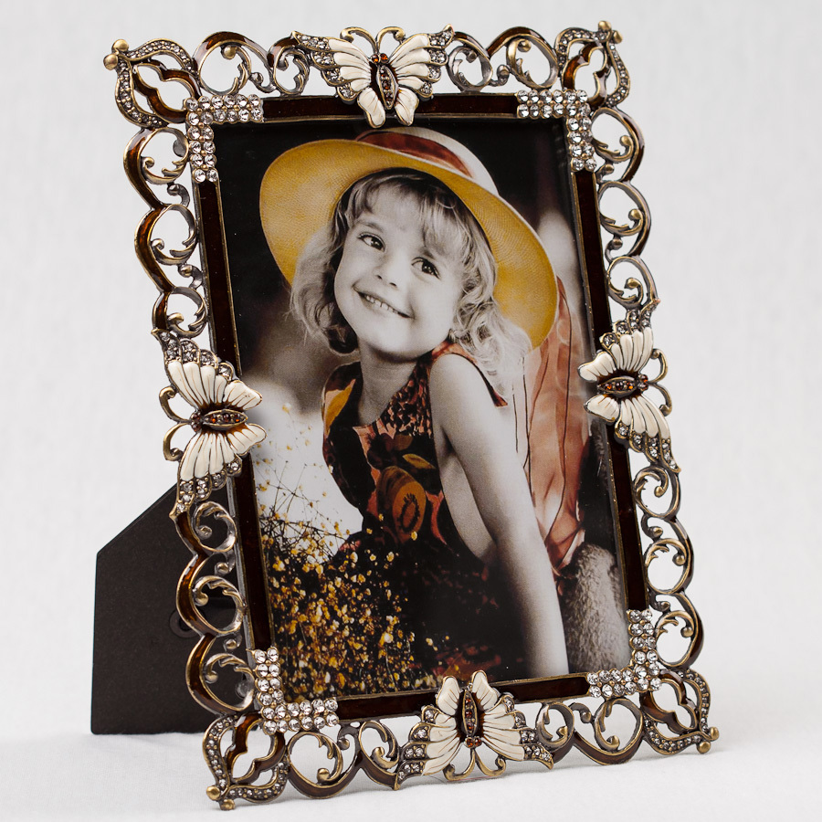 

Декоративная фоторамка «Бабочки» 18*23 см Angel Gifts SK15559