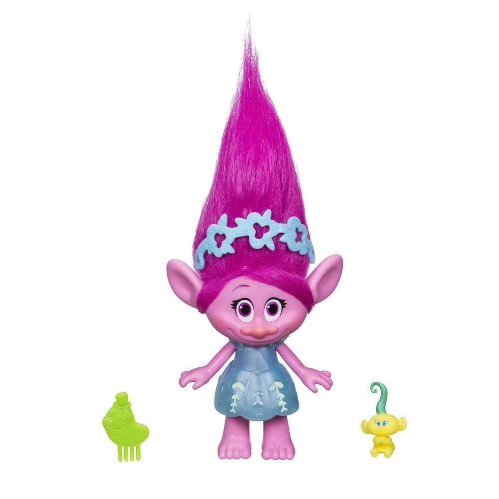 

Тролль Розочка c аксессуарами Поппи Hasbro Trolls Poppy and Troll Baby E0355