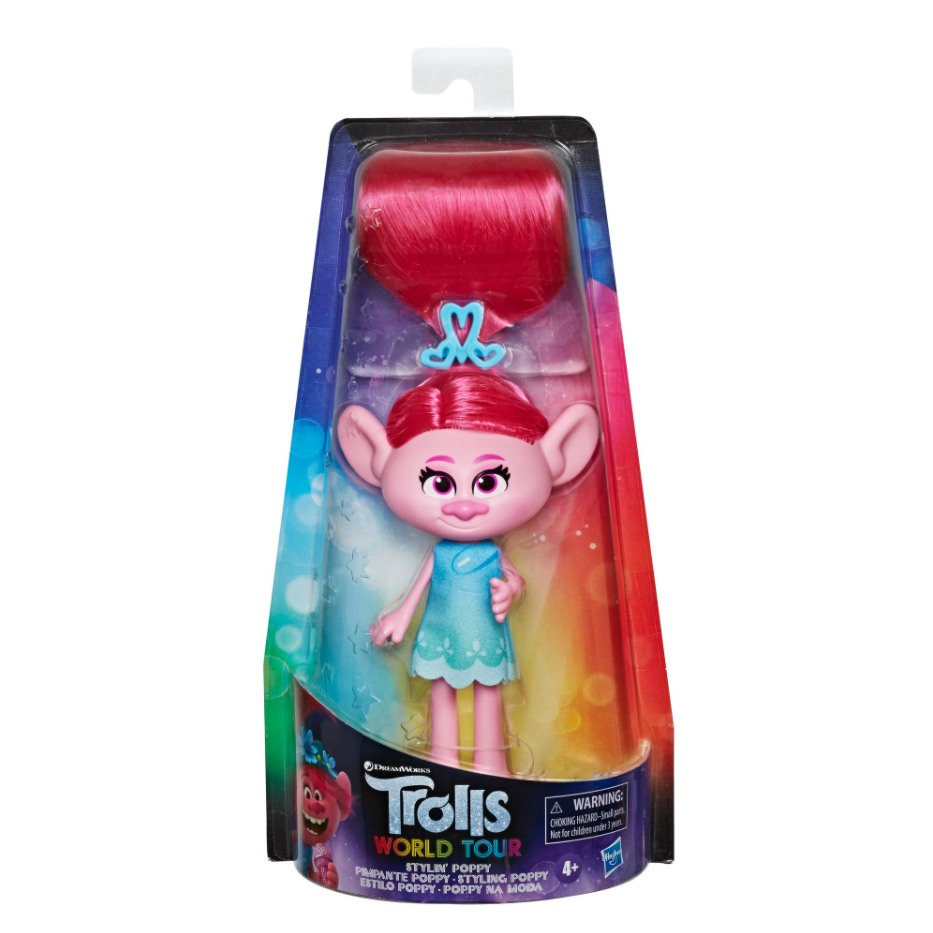 

Кукла Стильная Поппи Розочка Тролли 2 Мировой Тур Trolls Poppy Hasbro E8022