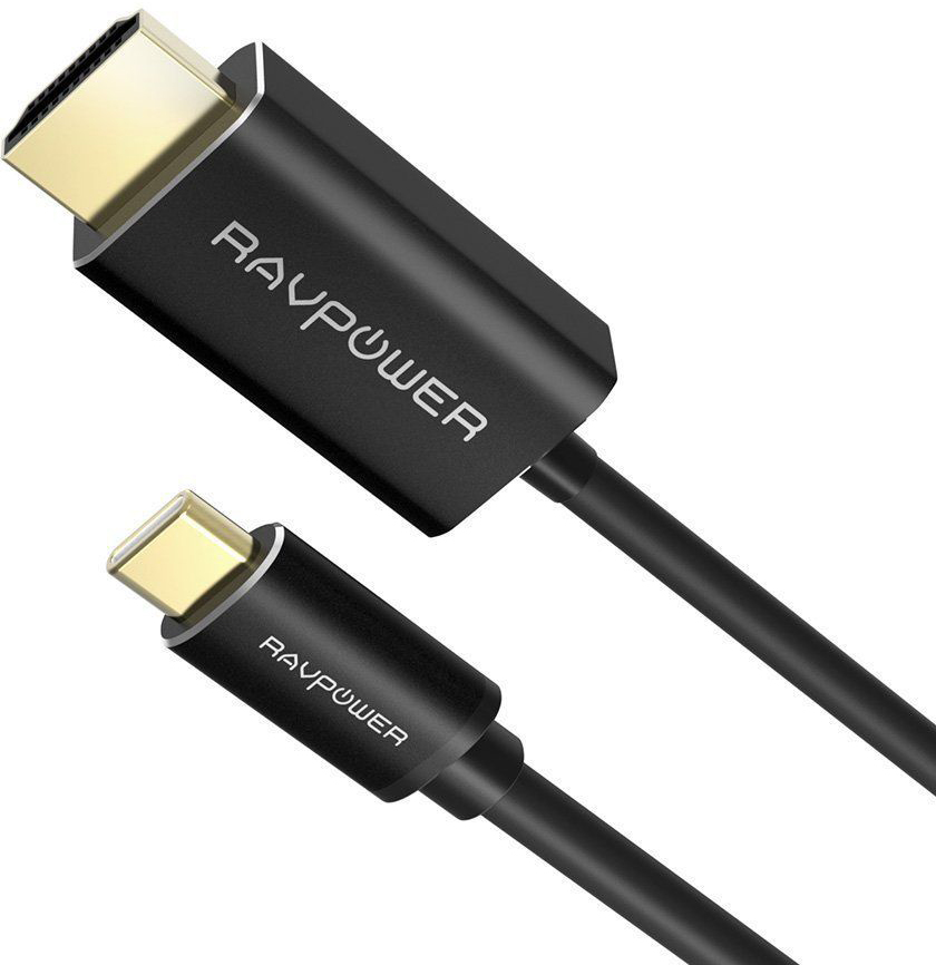 

Кабель RavPower USB C - HDMI Cable 2 м Black (RP-CB006)