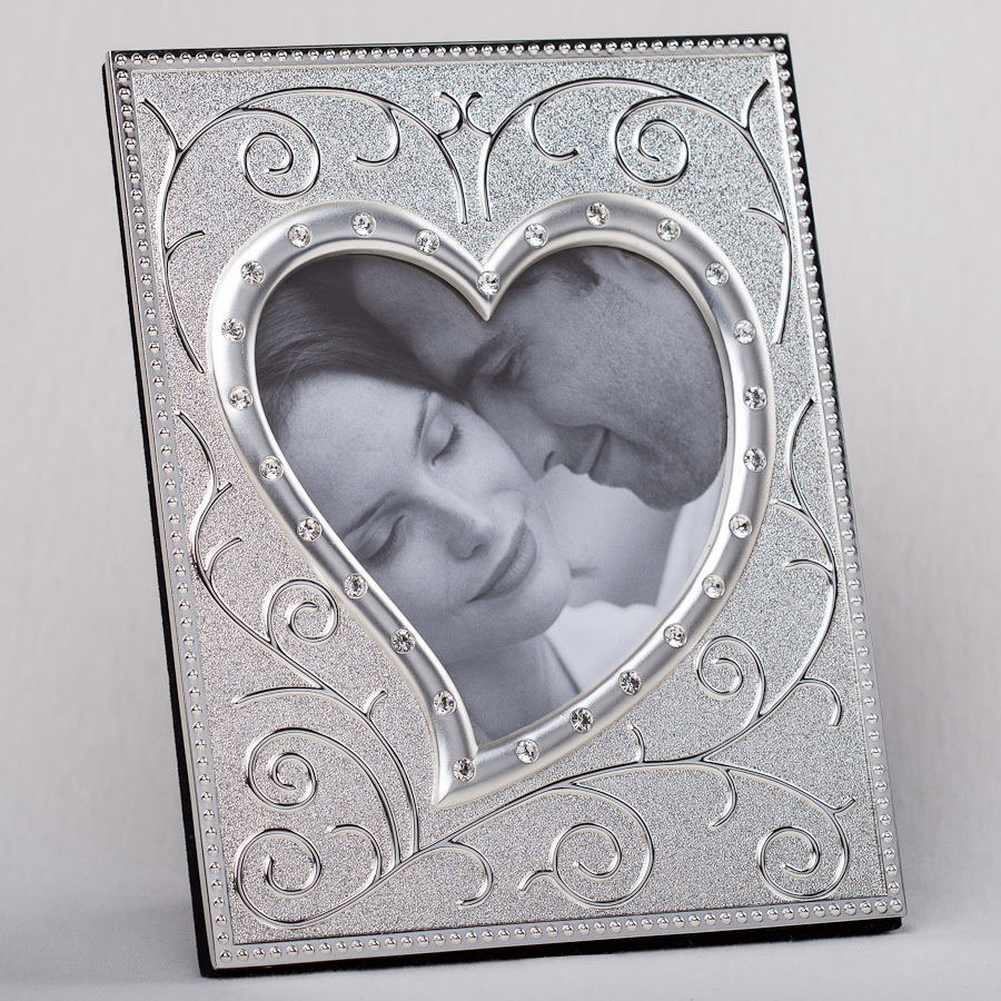 

Декоративная фоторамка «Сердце в алмазах» 17*21 см Angel Gifts SK15486