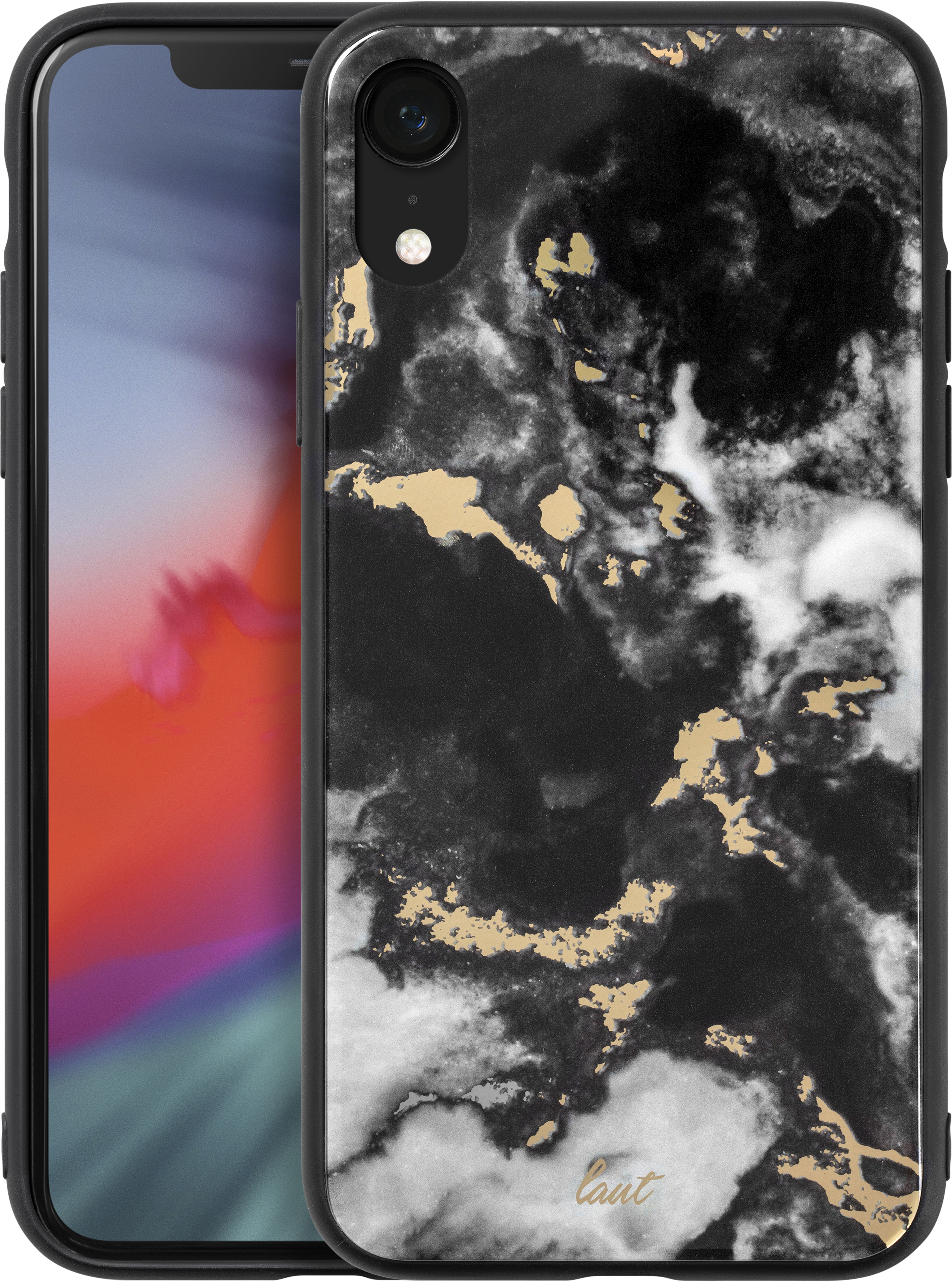 

Панель Laut Mineral Glass для Apple iPhone Xr Black (LAUT_IP18-M_MG_MB)