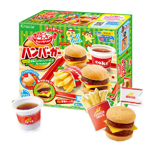 Японские сладости Kracie Popin' Cookin' Hamburger Making Kit Японский ...