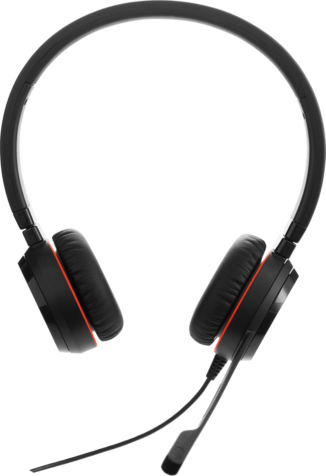 Навушники Jabra Evolve 30 II USB Type-C/Type-A Stereo MS Black-Red (5399-823-369) — фото 2