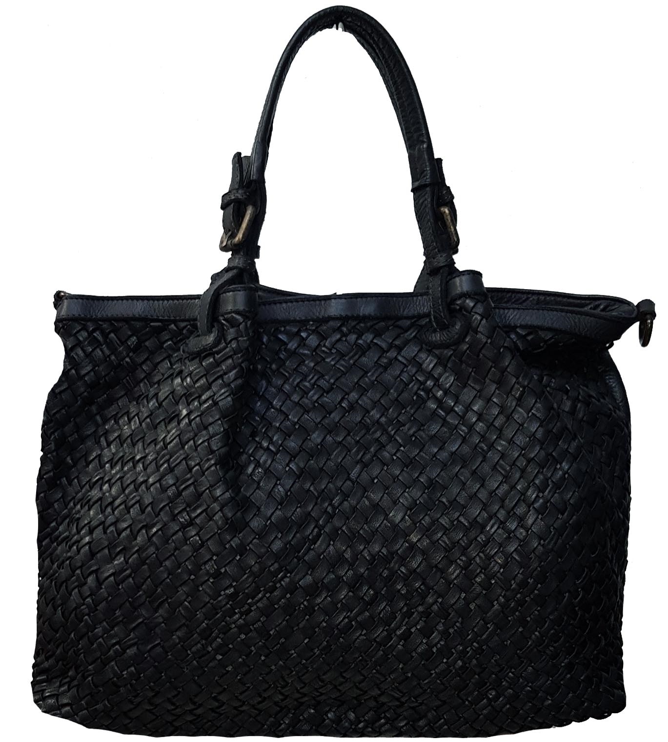 

Женская кожаная сумка Italian bags DB8953 black