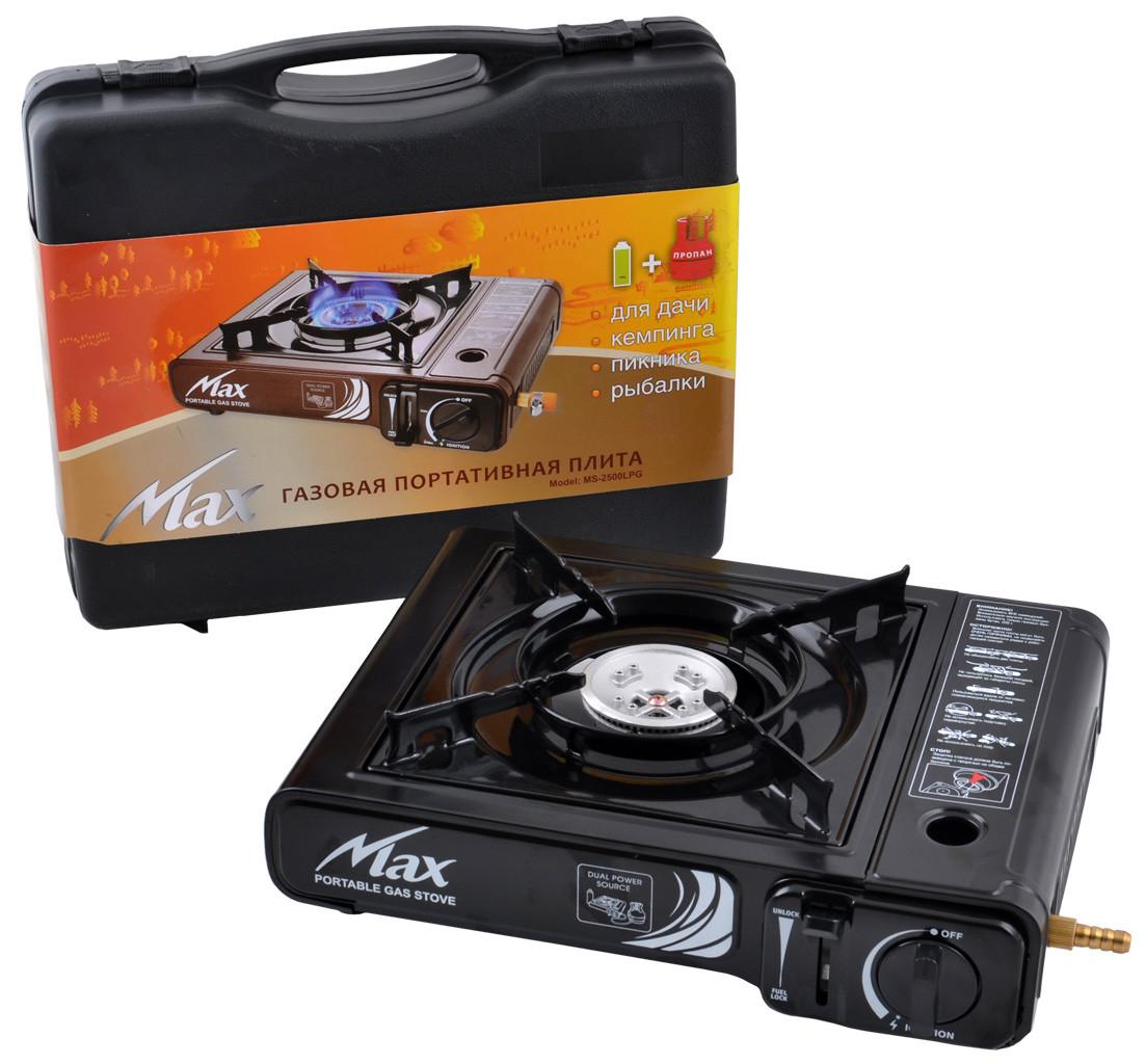 

Газовая Портативная Плита MS-2500LPG (Корея, черная) WELL COOKER