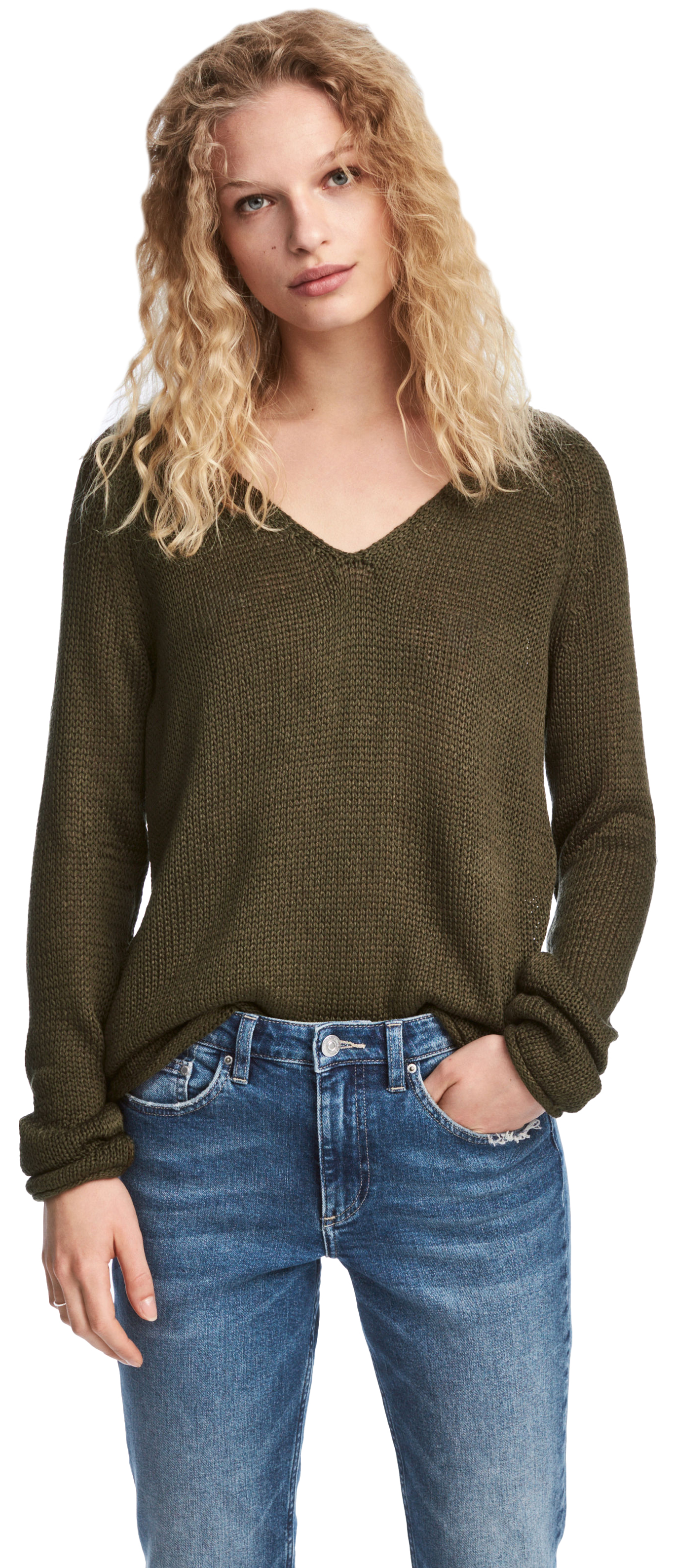 

Пуловер H&M 0532578  Хаки, Пуловер H&M 0532578 XS Хаки