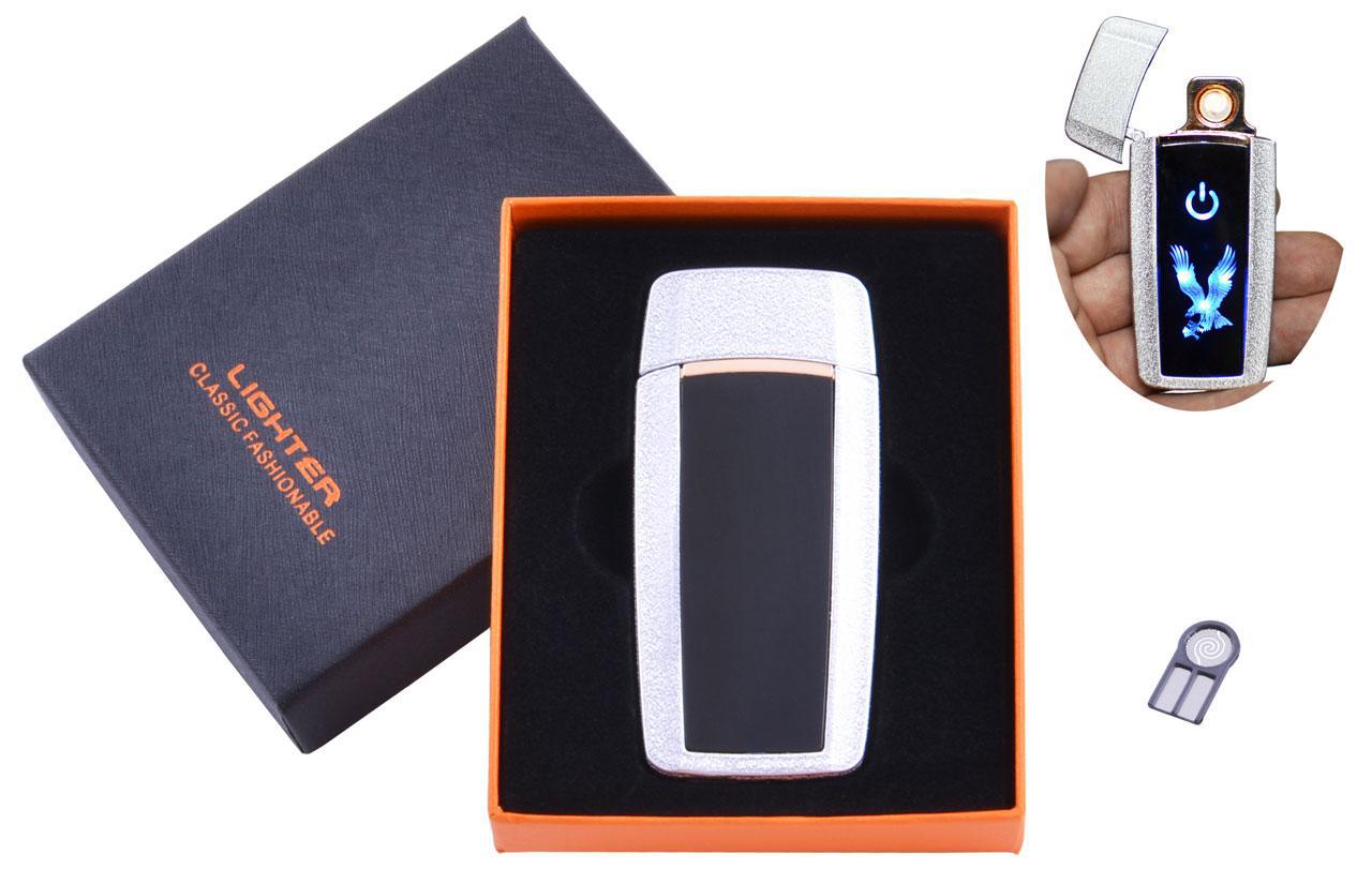 

USB зажигалка в подарочной упаковке Тигр (Спираль накаливания) №HL-55 White USB