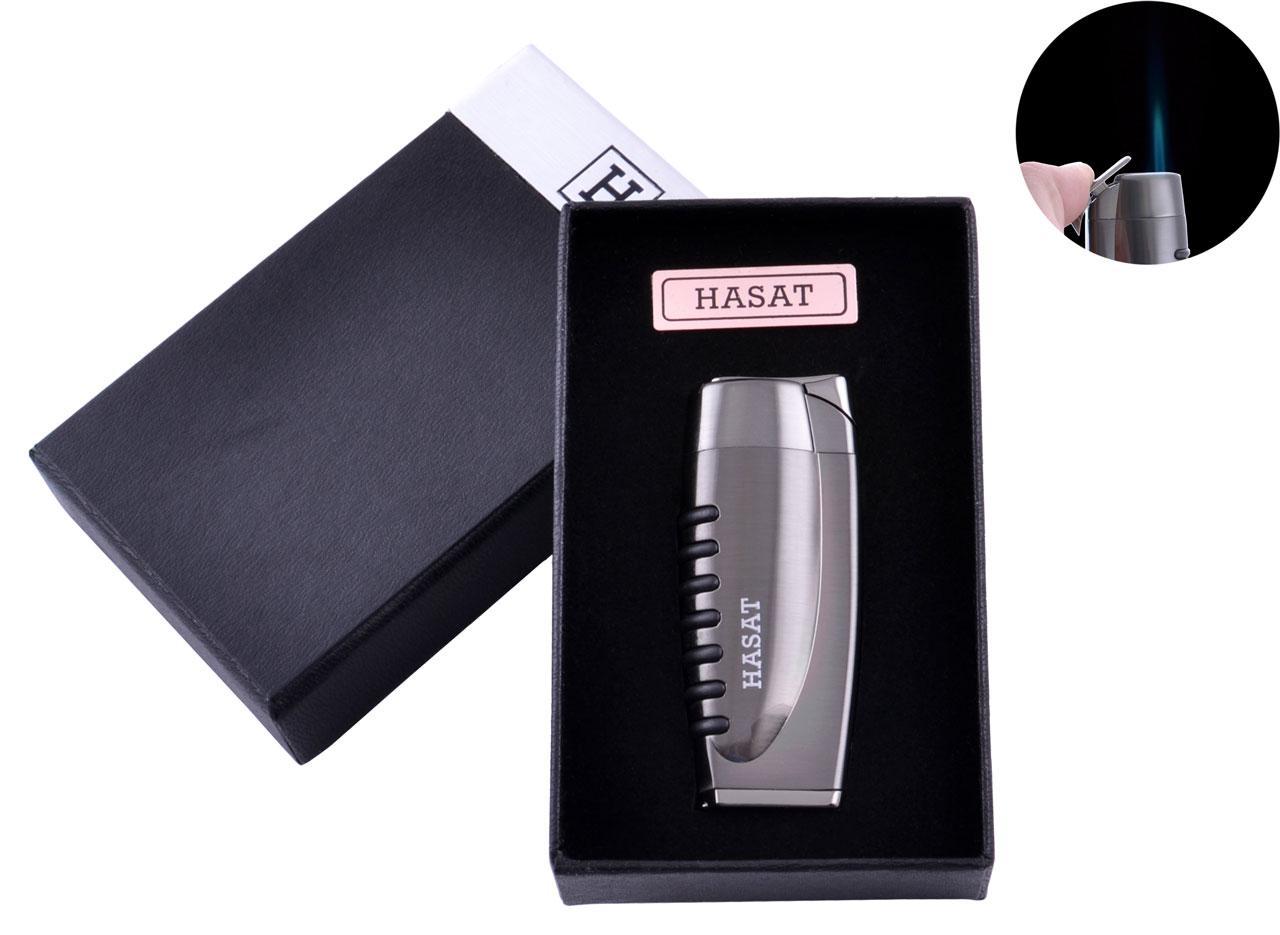 

Зажигалка в подарочной коробке HASAT (Острое пламя) №4311 Black Moongrass