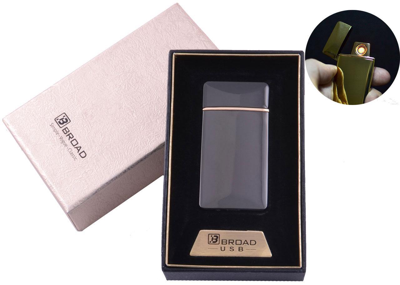 

USB зажигалка в подарочной упаковке "Broad" (Двухсторонняя спираль накаливания) №4851 Black USB